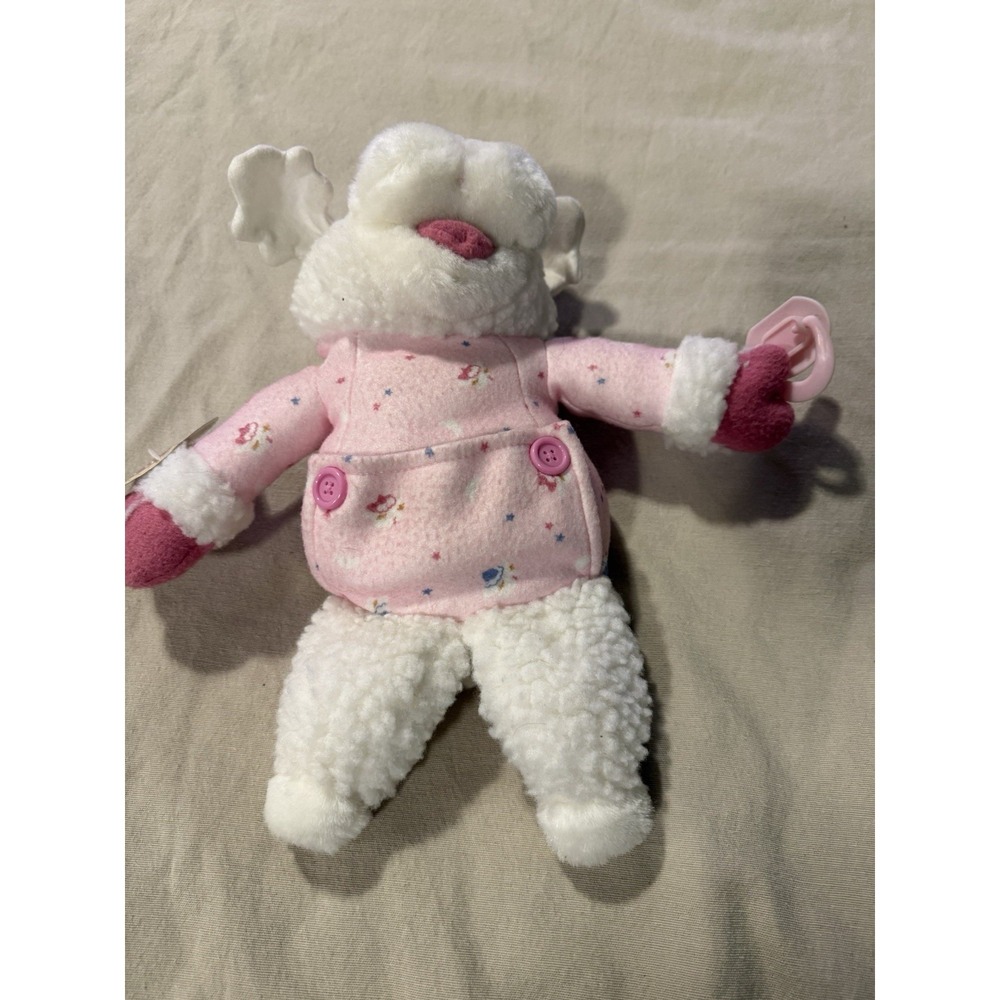 Vintage 1990 Shari Lewis "Baby Lamb Chop" Pink Plush Hand Puppet *RARE*